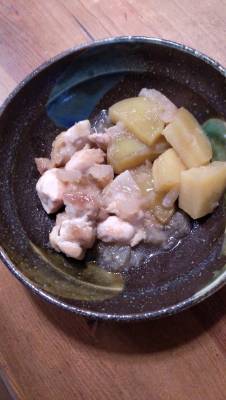 さつまいもと鶏のみぞれ煮