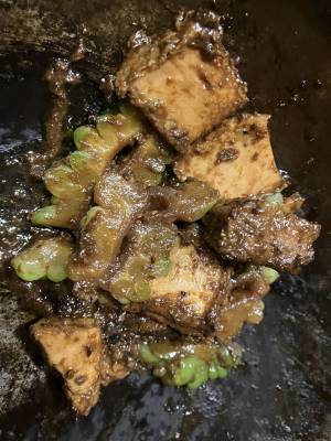 ゴーヤーと厚揚げのマーボー風