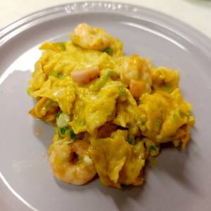 ふわふわ卵とプリプリえびの芳香炒め