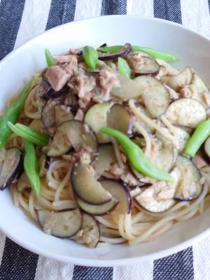 さやいんげんとツナのパスタ