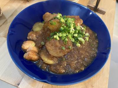 さつまいもと鶏のみぞれ煮