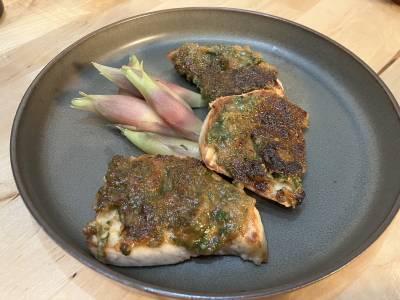 かじきのしそみそ焼き