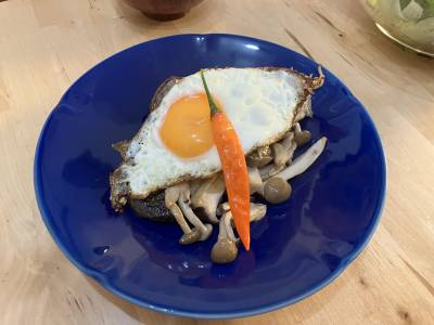 フライパン焼ききのこ