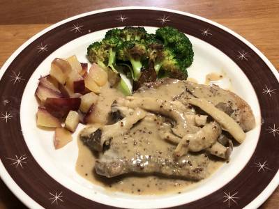 マスタードポークソテー