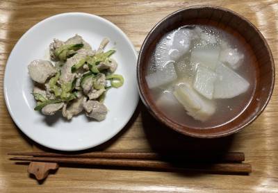 ごまだれ豚しゃぶの献立