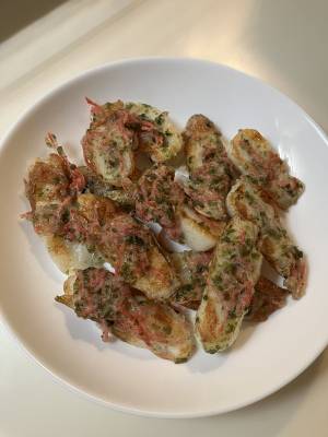 ちくわのいそべ揚げ