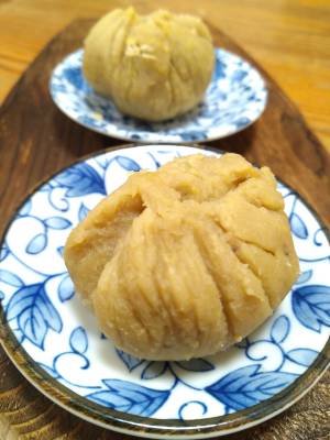 栗あん茶巾絞り