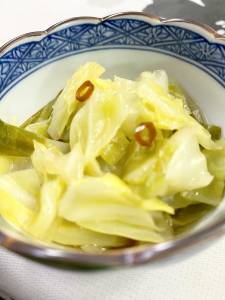 キャベツの南蛮酢