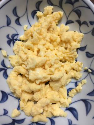 レンジスクランブルエッグ