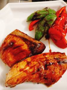 ぶりの照り焼き