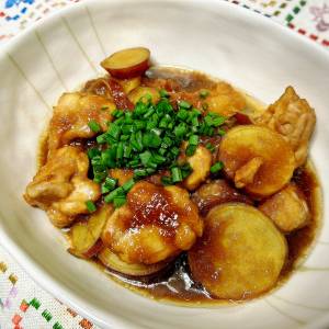 さつまいもと鶏のみぞれ煮