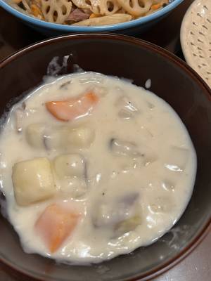 秋野菜のミルクシチュー