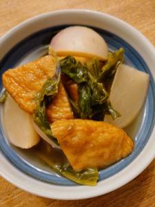 かぶとさつま揚げの煮物