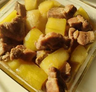 とうがんと豚肉の南蛮煮