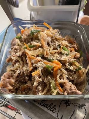 しらたきチャプチェ