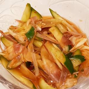 きゅうりとみょうがの生ナムル