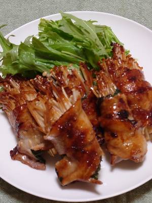 えのきの豚肉巻き