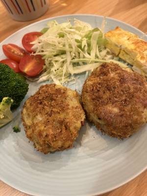 里芋の焼きコロッケ