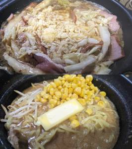 白菜と豚肉のチーズ鍋