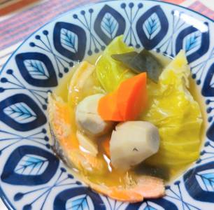 はんぺんのロール白菜