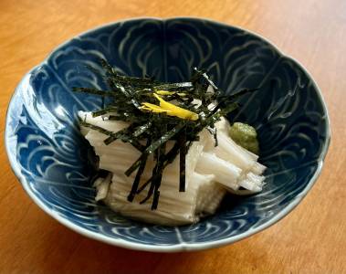 長芋の酢の物