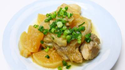 鶏のダブル大根煮