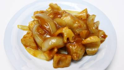 れんこんの酢豚