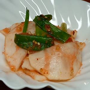 大根の簡単カクテキ