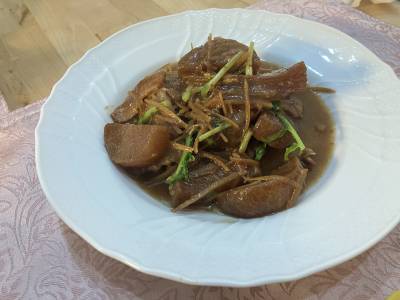 大根と豚バラの照り煮