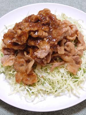豚のしょうが焼き