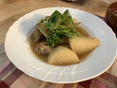 大根と手羽元のエスニック煮込み
