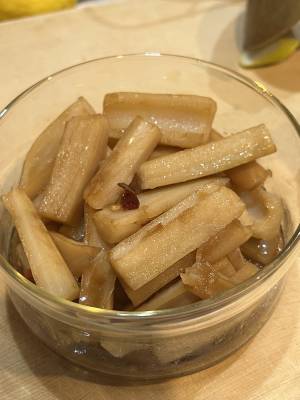 れんこんの炒め煮