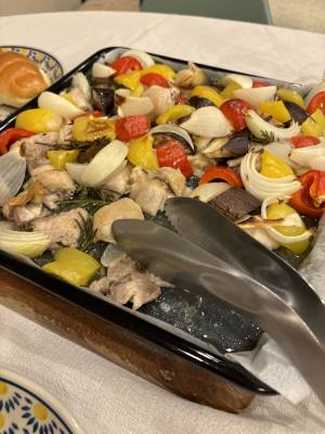 オーブンでバーベキュー