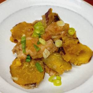 さつまいもと鶏のみぞれ煮