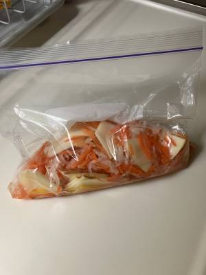 紅白りんごなます