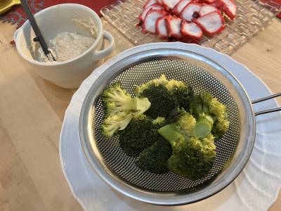 ブロッコリの明太ディップ