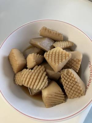 里芋といかの煮物