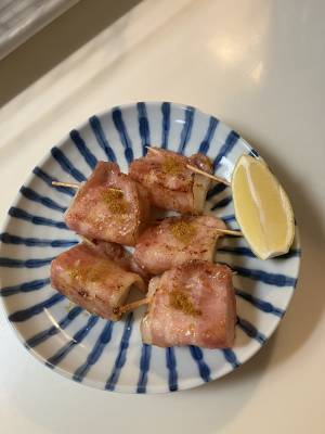 カリッとベーコンの大根フライ