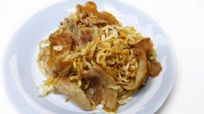 切り干し大根と豚肉の炒め物