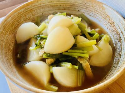 小かぶの炒め煮