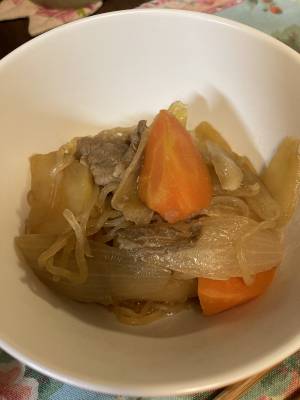 しらたきたっぷり肉じゃが