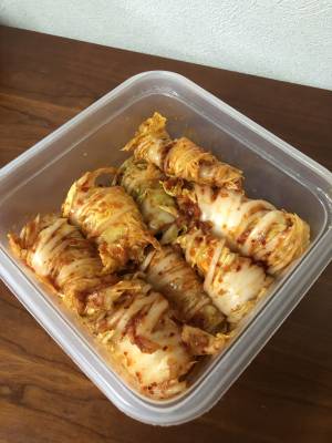 白菜ロールキムチ