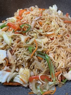 広東風しょうゆ焼きそば