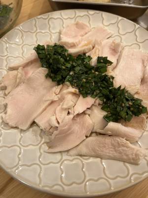 かんたん蒸し鶏