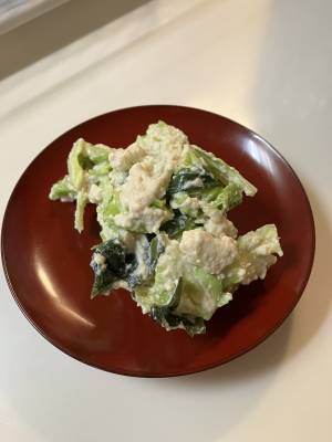 春キャベツの白あえ