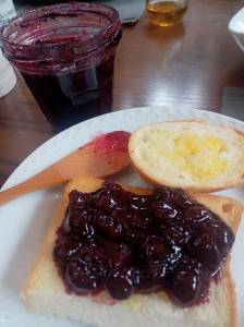 ブルーベリーのコンフィチュール