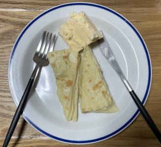 シュガーバタークレープ