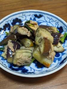 マーボーツナなす