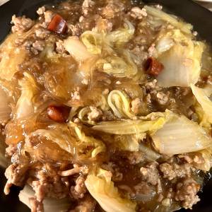 ひき肉と白菜のオイスターうま煮