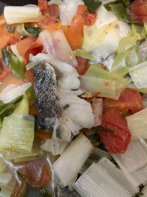 たらのアクアパッツァ